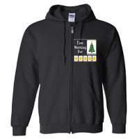 5 Stars Xmas Tree Full Zip Hoodie