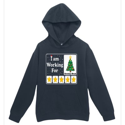 5 Stars Xmas Tree Urban Pullover Hoodie