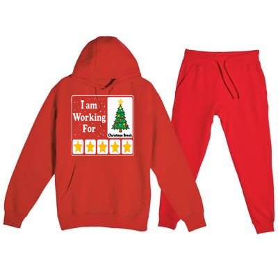 5 Stars Xmas Tree Premium Hooded Sweatsuit Set