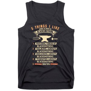 5 Things Blacksmithing Blacksmith Tank Top