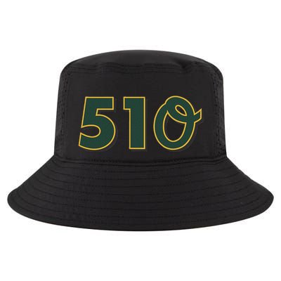 510 The Bay Area Oakland Baseball Cool Comfort Performance Bucket Hat