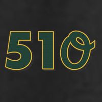 510 The Bay Area Oakland Baseball 7 Panel Mesh Trucker Snapback Hat