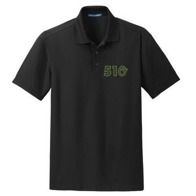 510 The Bay Area Oakland Baseball Dry Zone Grid Polo