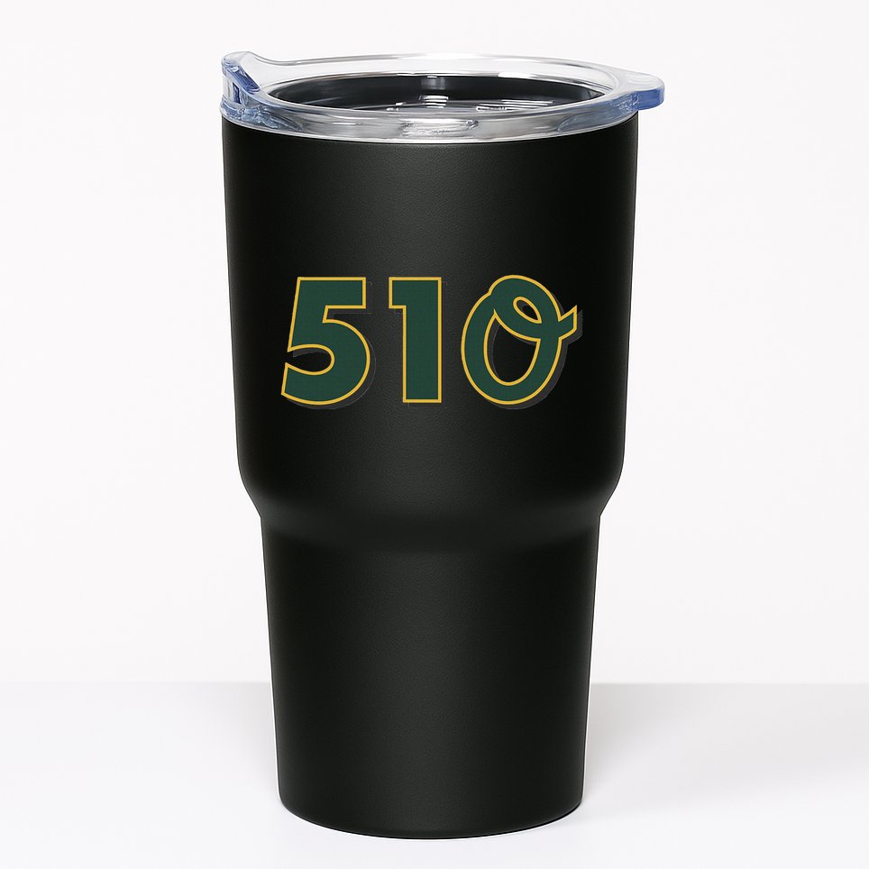 510 The Bay Area Oakland Baseball Tumbler
