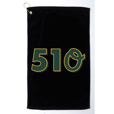 510 The Bay Area Oakland Baseball Golf Towel