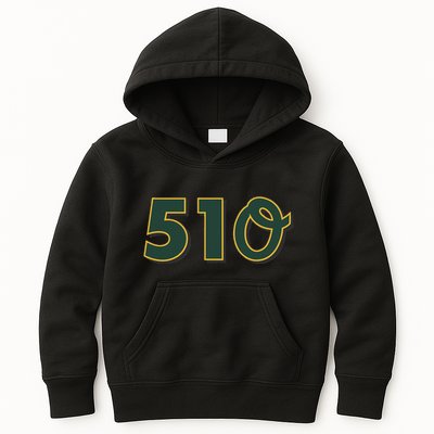 510 The Bay Area Oakland Baseball Kids Hoodie