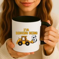 5th Birthday I'm Digging Being Five Mug