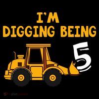 5th Birthday I'm Digging Being Five Mug
