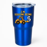 5th Birthday I'm Digging Being Five Tumbler