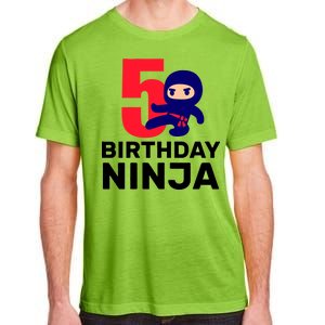 5th Birthday Ninja  Adult ChromaSoft Performance T-Shirt