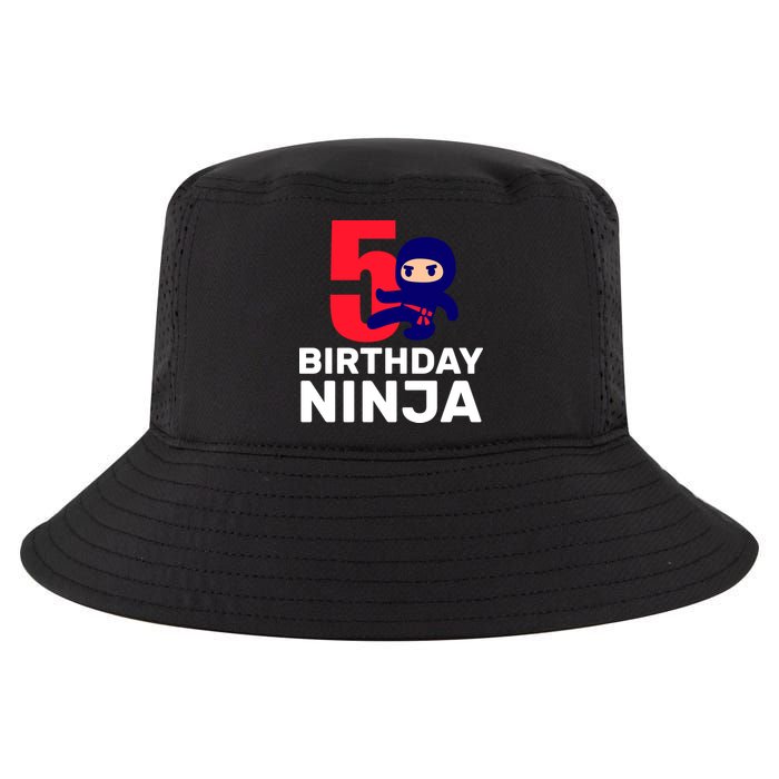 5th Birthday Ninja  Cool Comfort Performance Bucket Hat