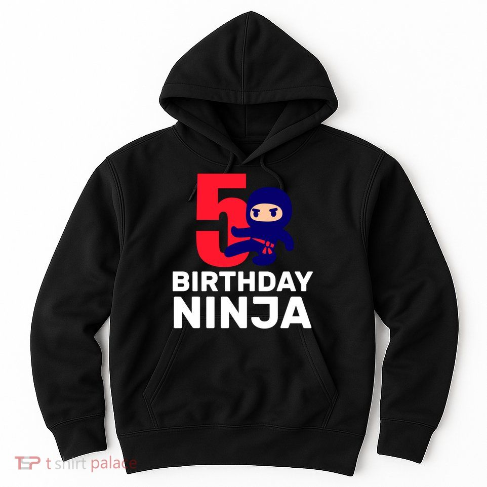 5th Birthday Ninja  Hoodie