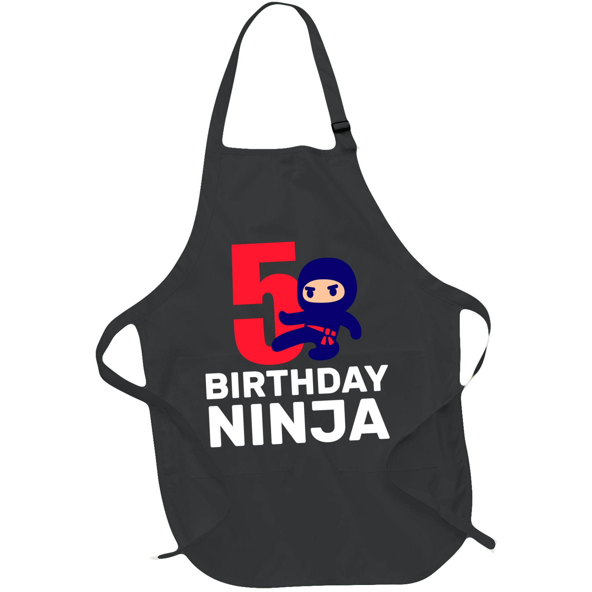 5th Birthday Ninja  Apron