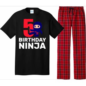 5th Birthday Ninja  Pajama Set