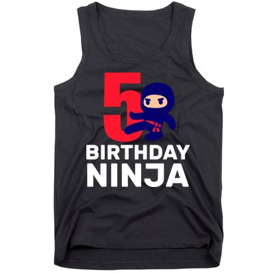 5th Birthday Ninja  Tank Top