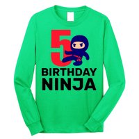 5th Birthday Ninja  Long Sleeve Shirt