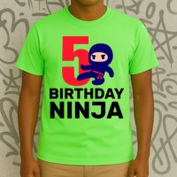 5th Birthday Ninja  T-Shirt