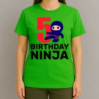 5th Birthday Ninja  T-Shirt