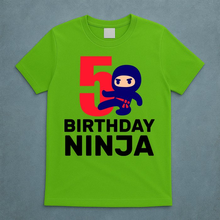 5th Birthday Ninja  T-Shirt