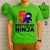 5th Birthday Ninja  T-Shirt