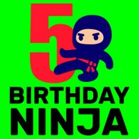 5th Birthday Ninja  T-Shirt