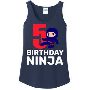 5th Birthday Ninja  Ladies Essential Tank