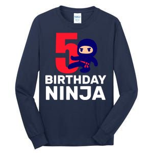 5th Birthday Ninja  Tall Long Sleeve T-Shirt