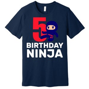 5th Birthday Ninja  Premium T-Shirt