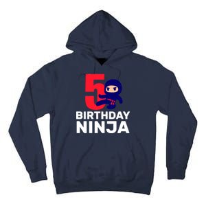 5th Birthday Ninja  Tall Hoodie