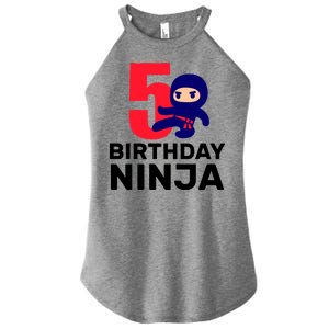 5th Birthday Ninja  Women's Perfect Tri Rocker Tank