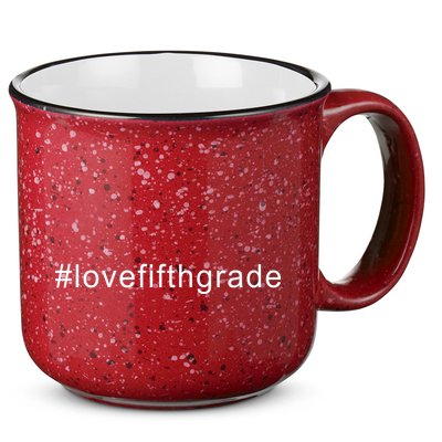 5th Grade Hashtag Love Fith Grade 15oz Campfire Ceramic Mug