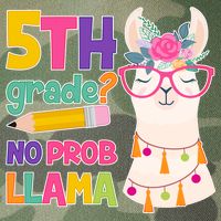 5th Grade? No Prob Llama Legacy Tie Dye Trucker Hat