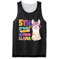 5th Grade? No Prob Llama Mesh Reversible Basketball Jersey Tank