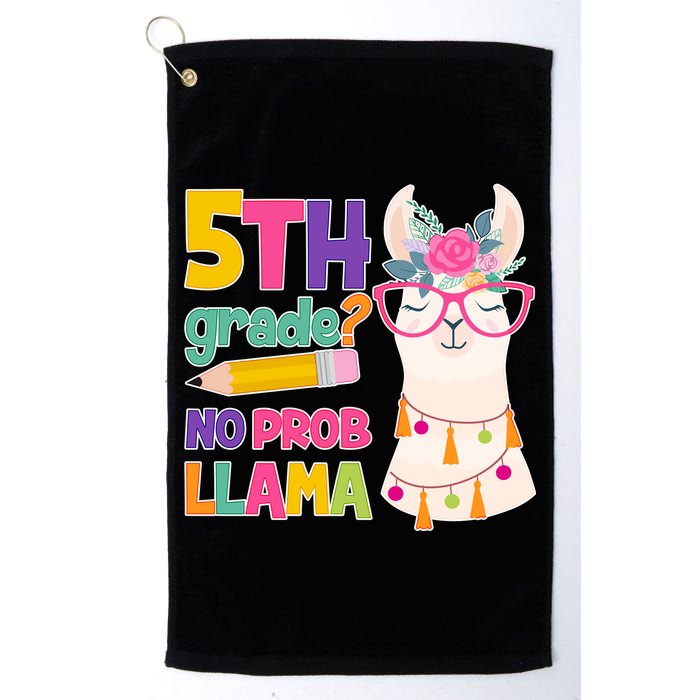 5th Grade? No Prob Llama Golf Towel