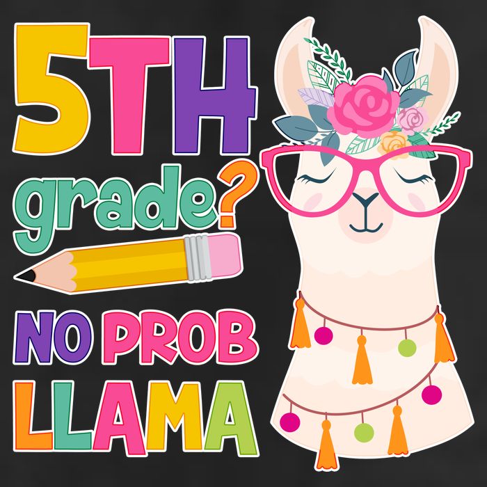 5th Grade? No Prob Llama Golf Towel