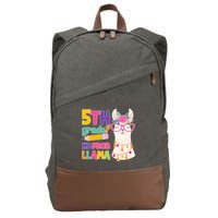 5th Grade? No Prob Llama Cotton Canvas Backpack