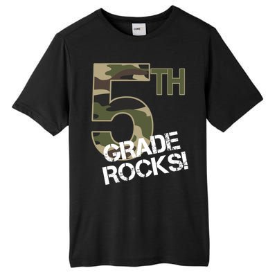 5th Grade Rocks Camo Tall Fusion ChromaSoft Performance T-Shirt