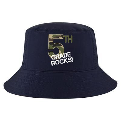 5th Grade Rocks Camo Cool Comfort Performance Bucket Hat