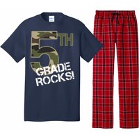 5th Grade Rocks Camo Pajama Set