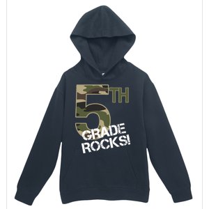 5th Grade Rocks Camo Urban Pullover Hoodie