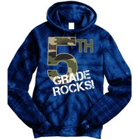 5th Grade Rocks Camo Tie Dye Hoodie