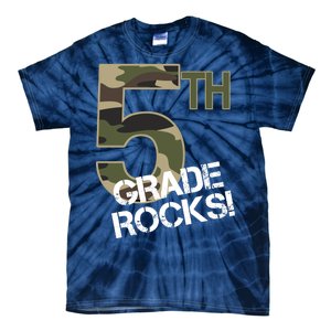 5th Grade Rocks Camo Tie-Dye T-Shirt