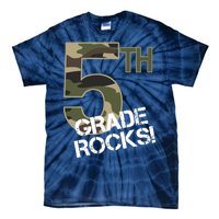 5th Grade Rocks Camo Tie-Dye T-Shirt