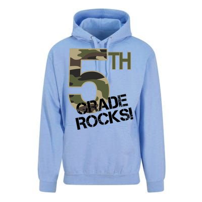 5th Grade Rocks Camo Unisex Surf Hoodie