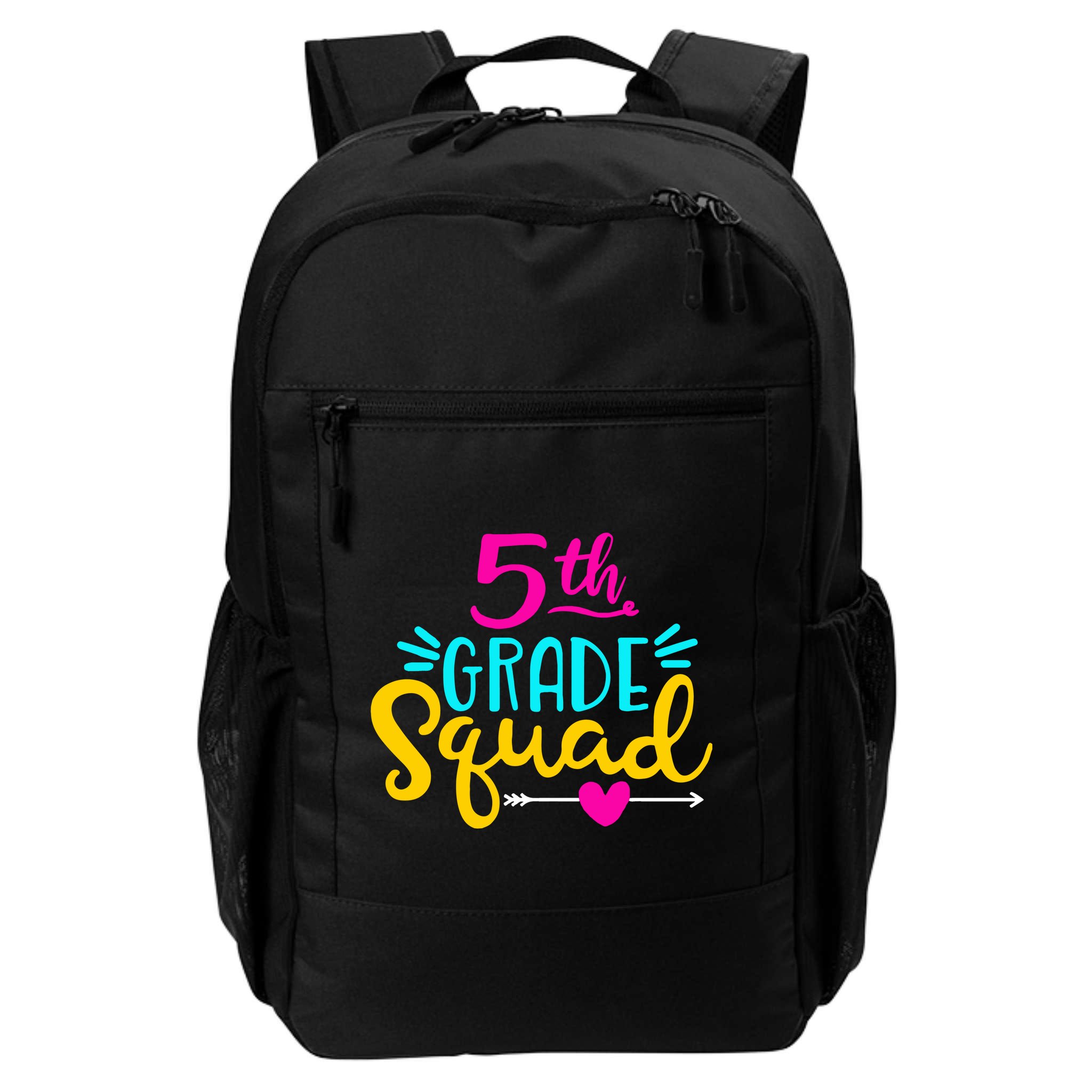 5th Grade Squad Team Arrow Heart Backpack