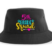 5th Grade Squad Team Arrow Heart Sustainable Bucket Hat