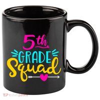5th Grade Squad Team Arrow Heart 11oz C Handle Ceramic Mug