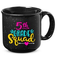 5th Grade Squad Team Arrow Heart 15oz Campfire Ceramic Mug
