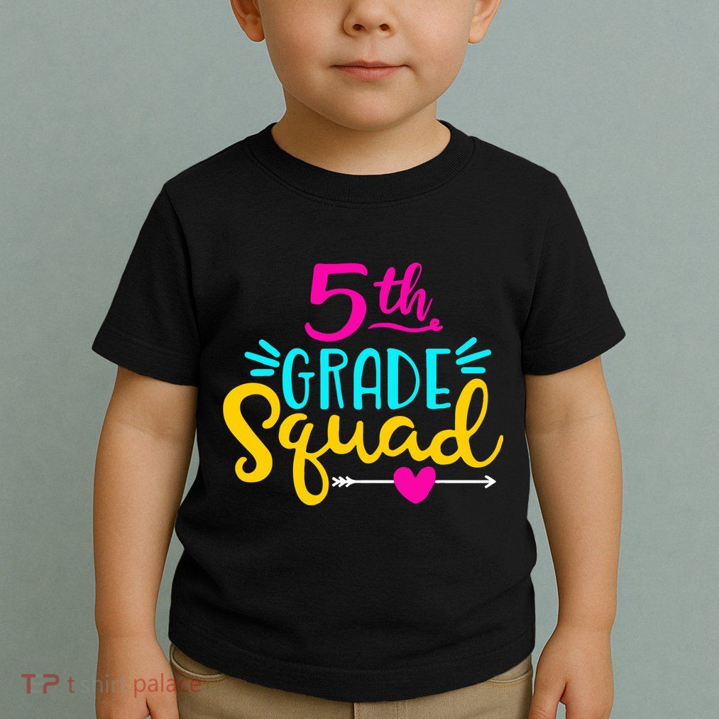 5th Grade Squad Team Arrow Heart Toddler T-Shirt