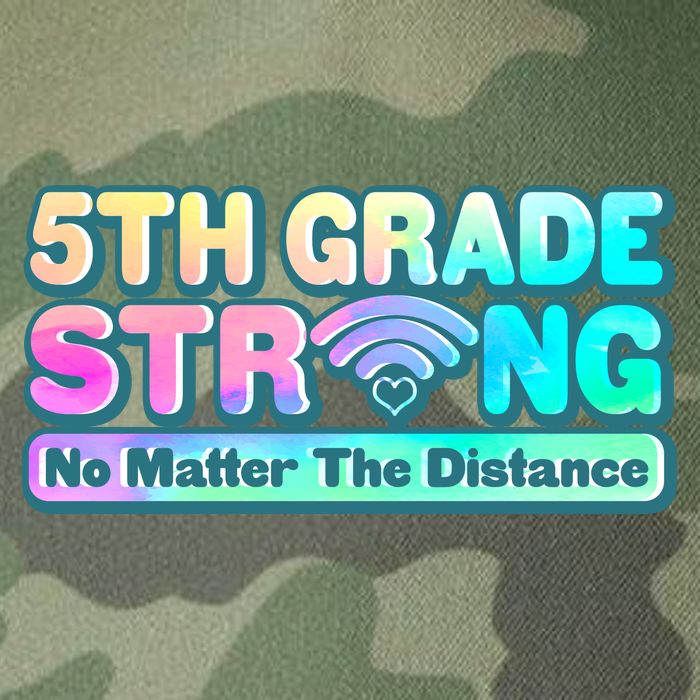 5th Grade Strong No Matter The Distance Distancing Learning Legacy Tie Dye Trucker Hat